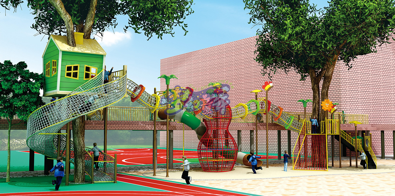 幼儿园屋顶平台|空间|景观设计|晨野设计 - 原创作品 - 站酷 (ZCOOL)